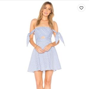 Bardot Linen Stripe Dress